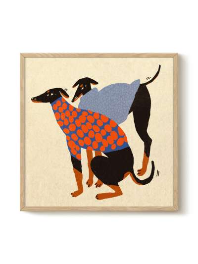 Enikö Eged - Autumn Doggos 50x50 cm | Poster