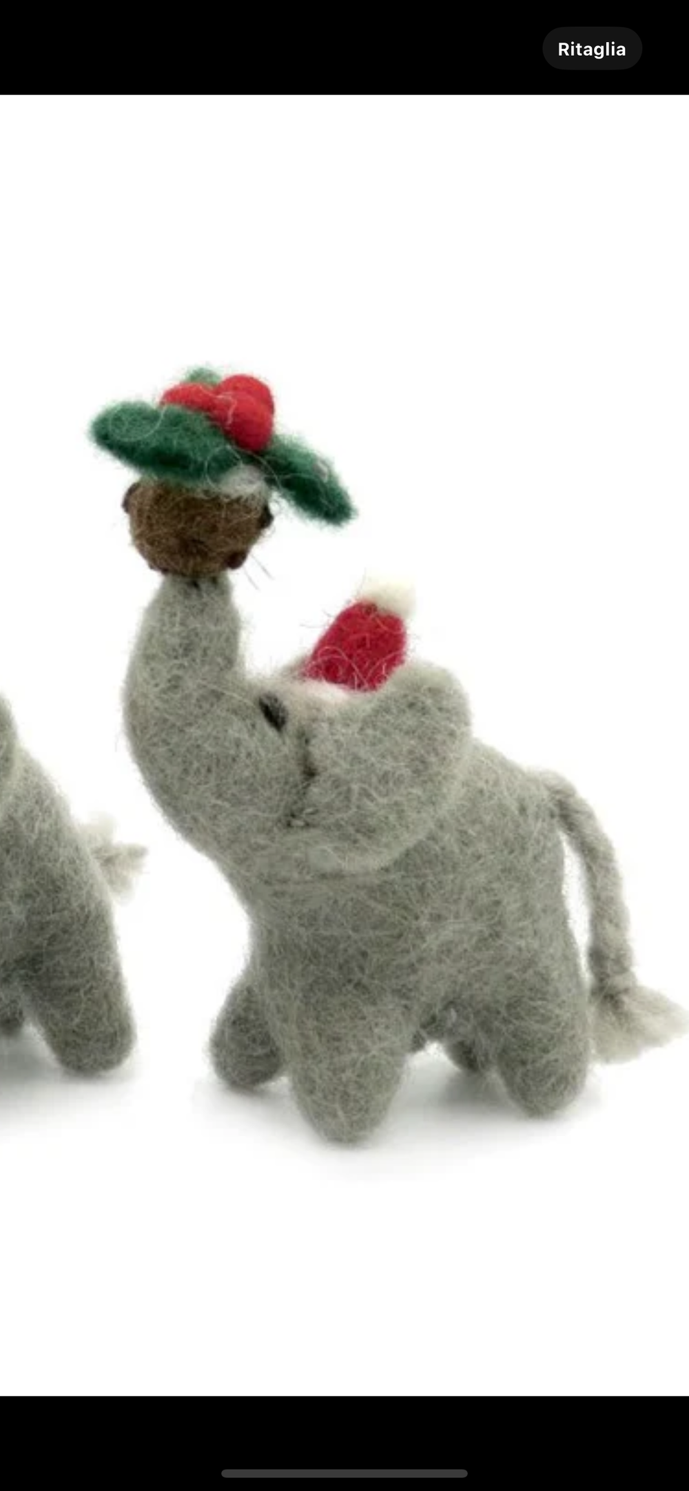 Decoro Natale | Elefante con Budino