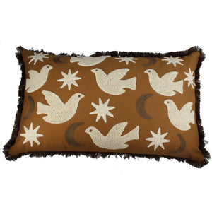 Cuscino con frange | Colombe