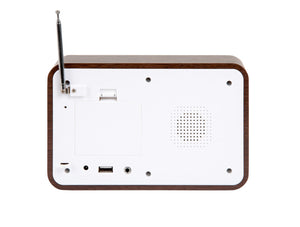 Alarm Clock FM Radio | Dark Wood