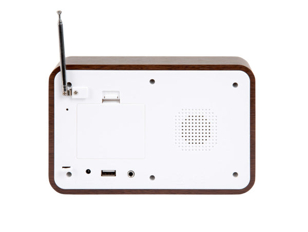 Alarm Clock FM Radio | Dark Wood