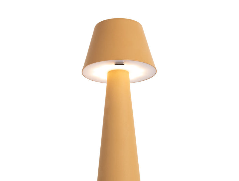 Table Lamp Mini LED Cone | Ochre Yellow