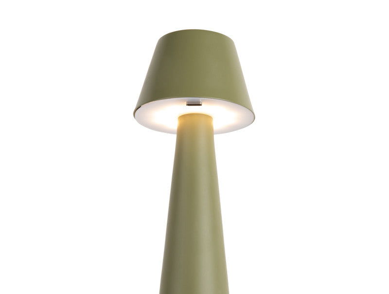 Table Lamp Mini LED Cone | Army Green
