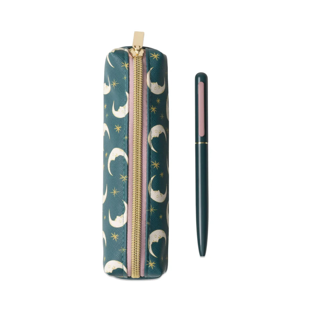 Set penna e astuccio | Teal Moon