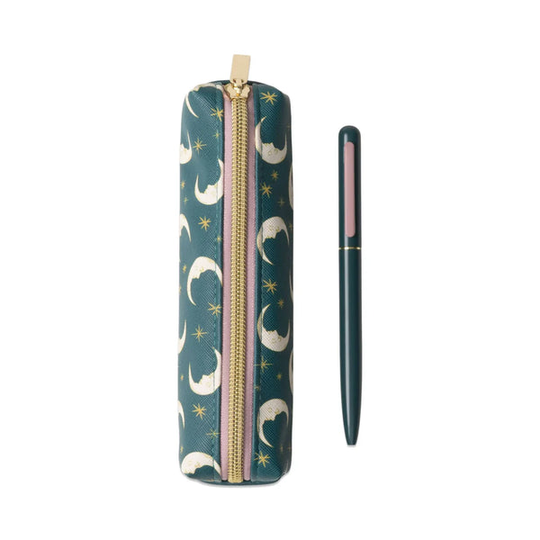 Set penna e astuccio | Teal Moon