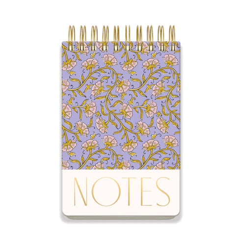 Notepad | Large Chunky | Purple Vintage Floral