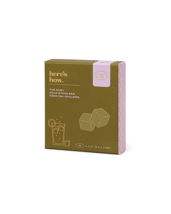 The Ruby Cubes Chiller | Silver | Set of 4