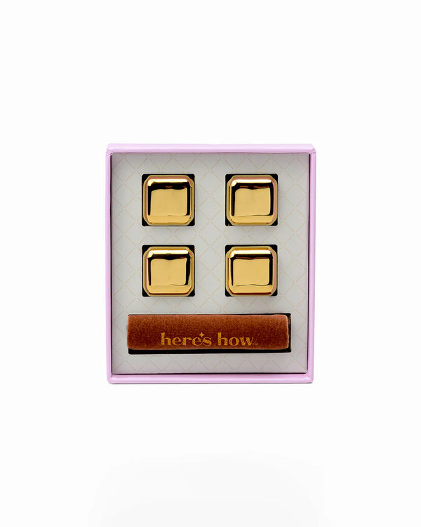 The Ruby Cubes Chiller | Silver | Set of 4