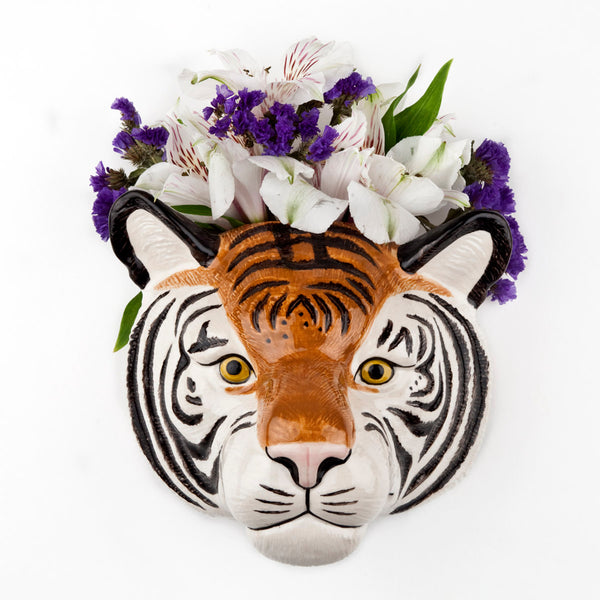 Tiger Wall Vase