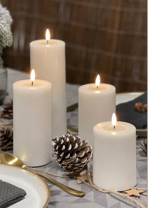 White Giftbox | LED Candle set da 4
