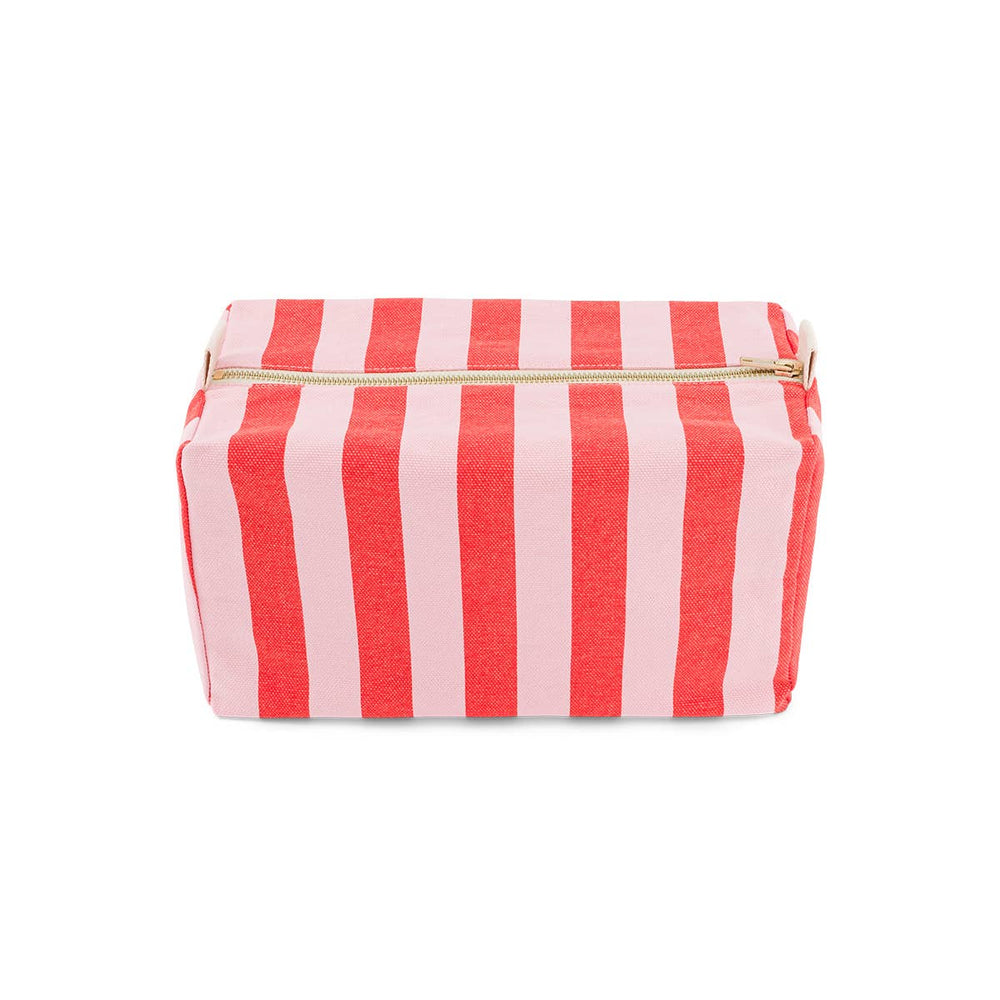 Beauty Case | Righe Rosso Rosa