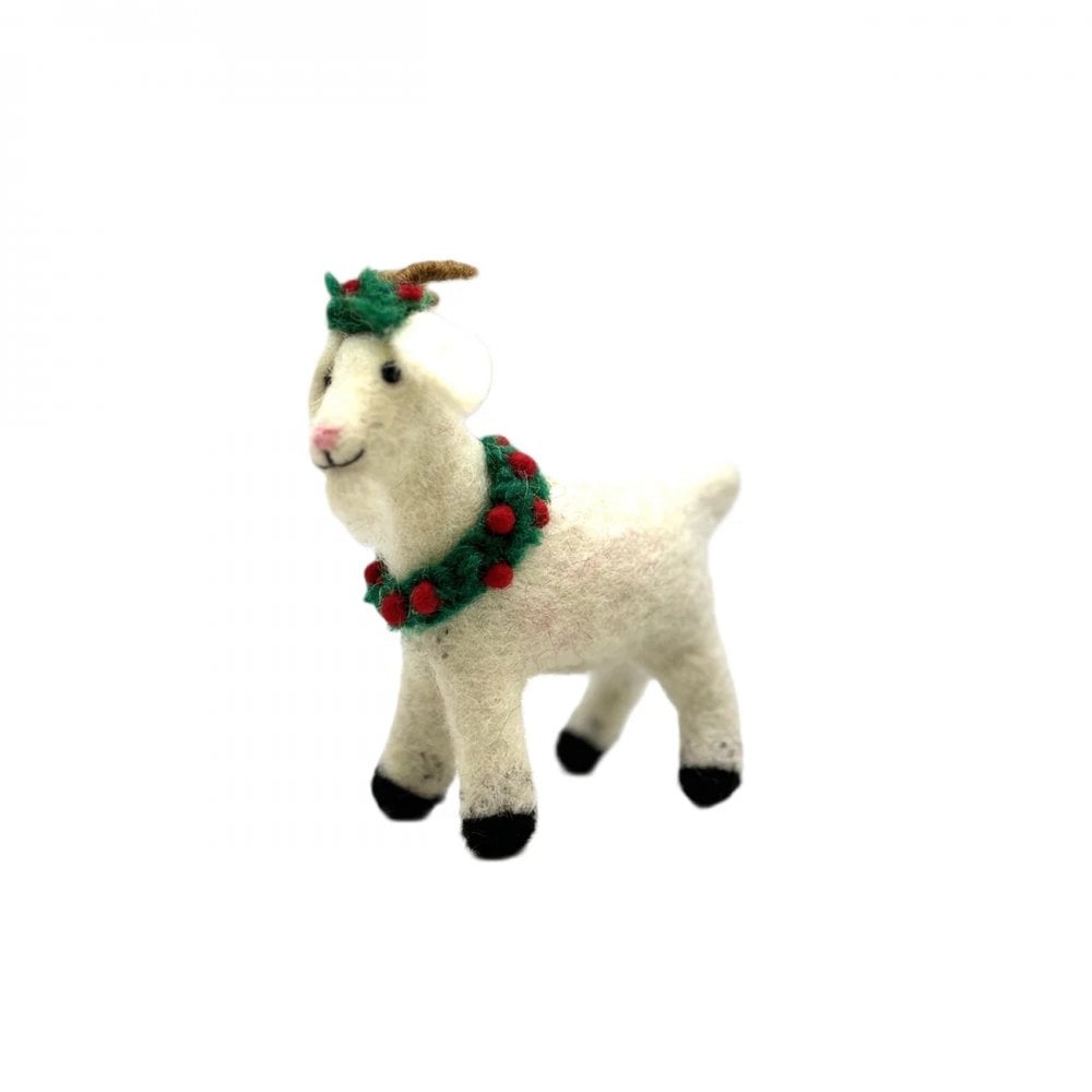 Decoro Natale | Capretta con Agrifogli