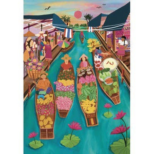 Puzzle Floating Market Thailand | 1000 pezzi