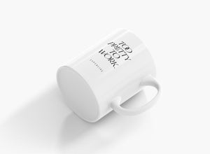 Tazza in ceramica | Too pretty to work