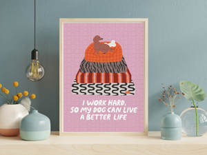 Puzzle Better life (dogs) | 500 pezzi