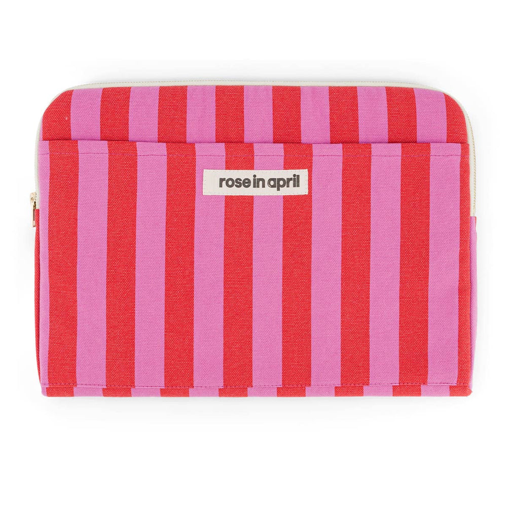Custodia per Laptop | Octave | Righe Orchidea Rosso
