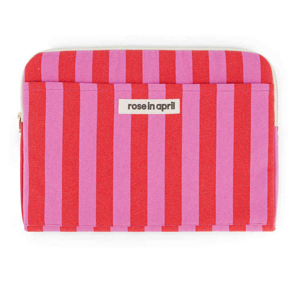 Custodia per Laptop | Octave | Righe Orchidea Rosso