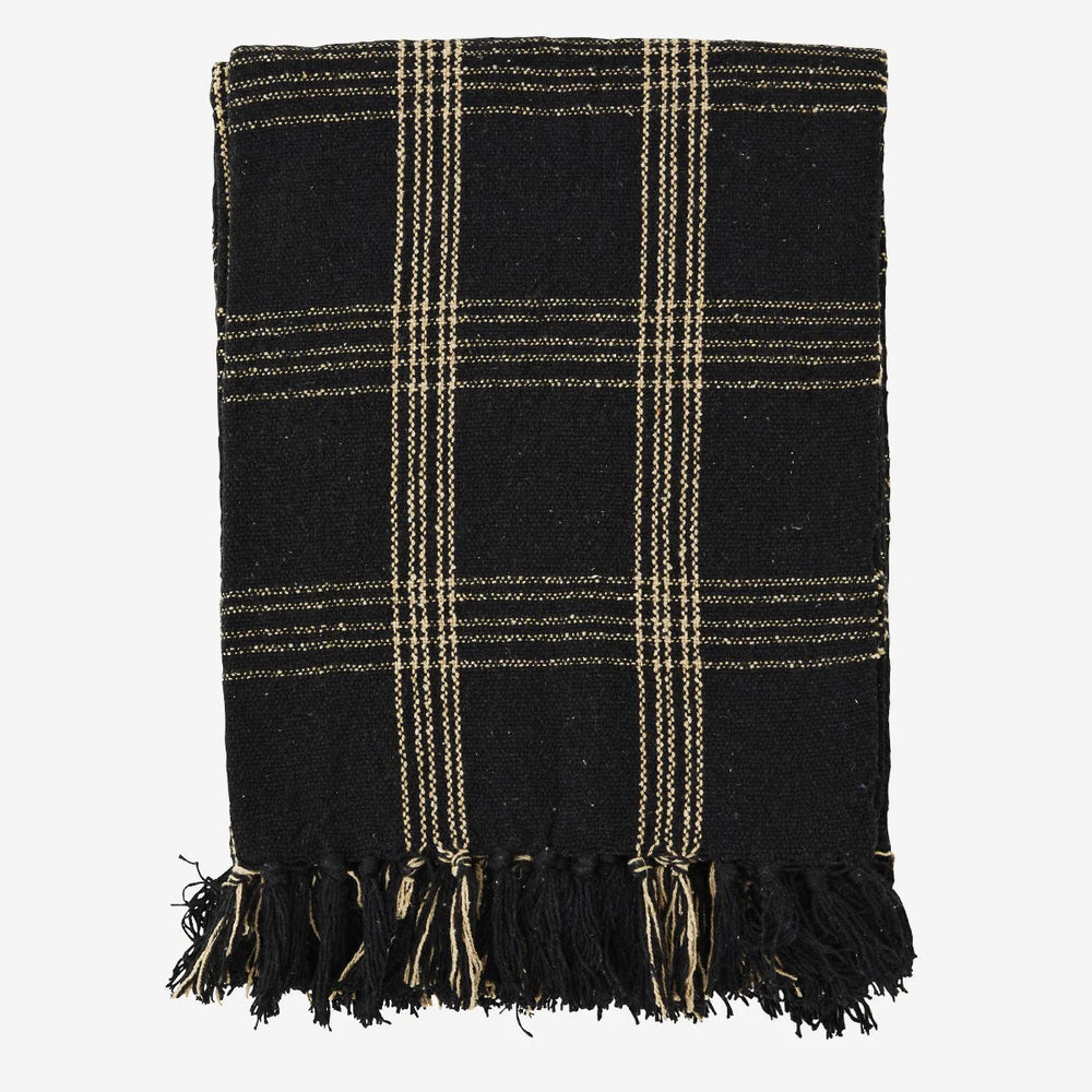 Coperta Plaid | Recycled cotton throw