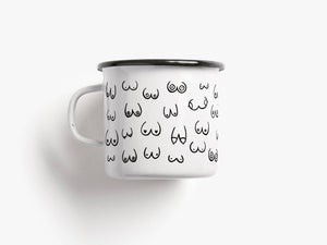 Tazza in metallo | Boobs
