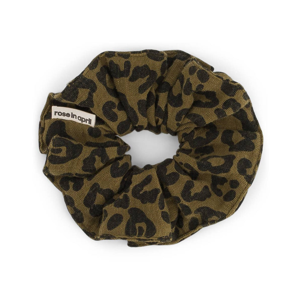 Scrunchie | Chouchou | Leopardato Oliva