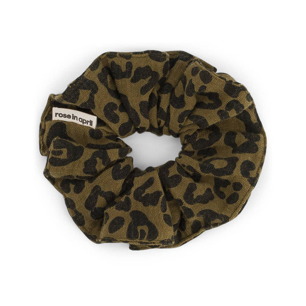 Scrunchie | Chouchou | Leopardato Oliva