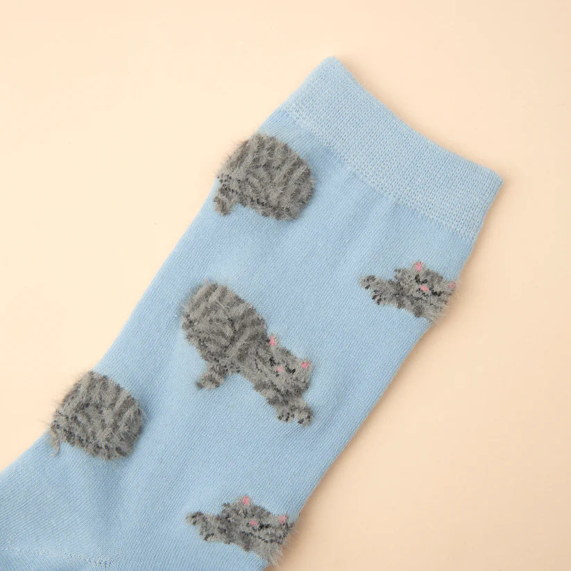 Calzini Gatto Grigio