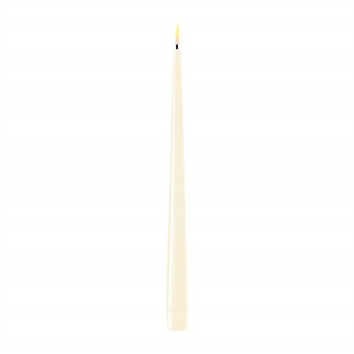 Cream | LED Shiny Dinner Candle