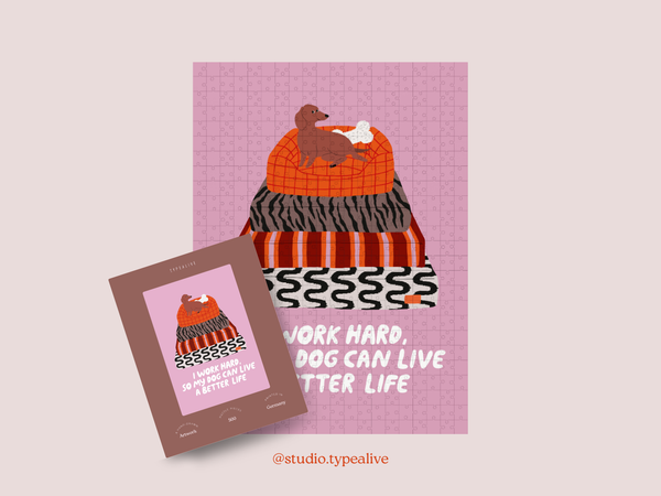 Puzzle Better life (dogs) | 500 pezzi