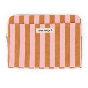 Custodia per Laptop | Octave | Righe Caramello Fragola