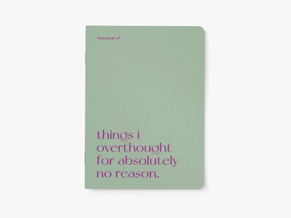 Quaderno A5 | Things I overthought
