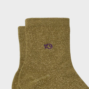 Calzini | Olive verde chiaro glitter
