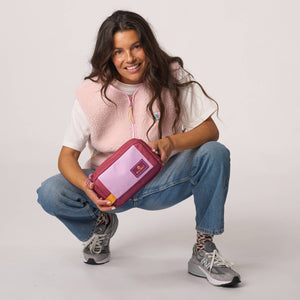 Beauty Case | Viola e Bordeaux