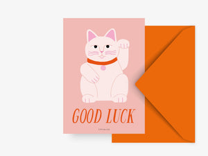 Cartolina A6 | Lucky cat
