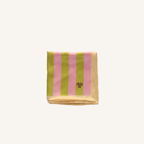 Silk scarf foulard