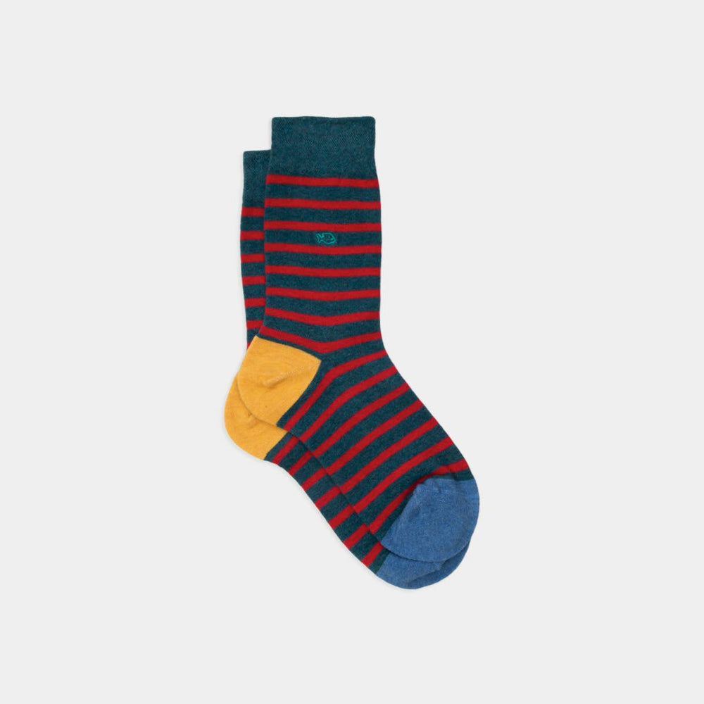 Calzini | Navy/red