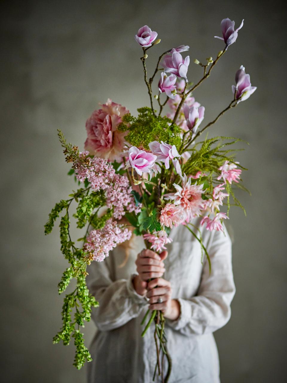 Breeze Bouquet artificiale | Rosa