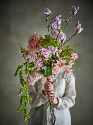 Breeze Bouquet artificiale | Rosa