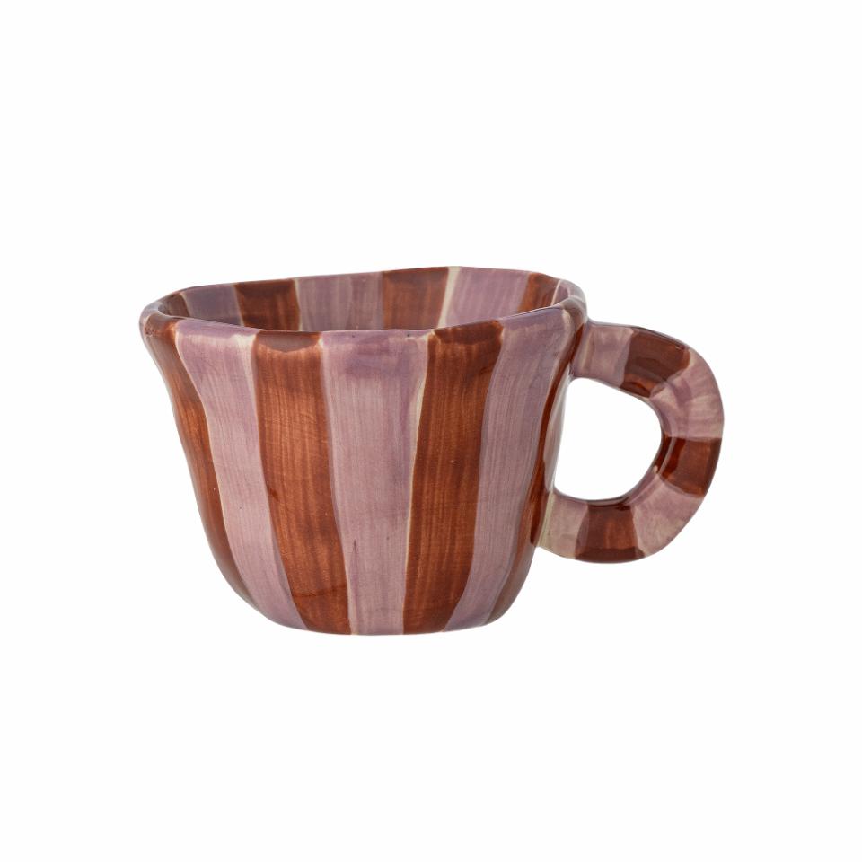 Mini Tazza Nini | Righe rosse e rosa