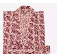 Kimono cotone stampato w / belt | One size