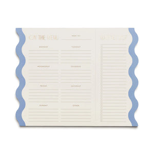 Meal Planner Notepad with Magnets | Cloud & Cream
