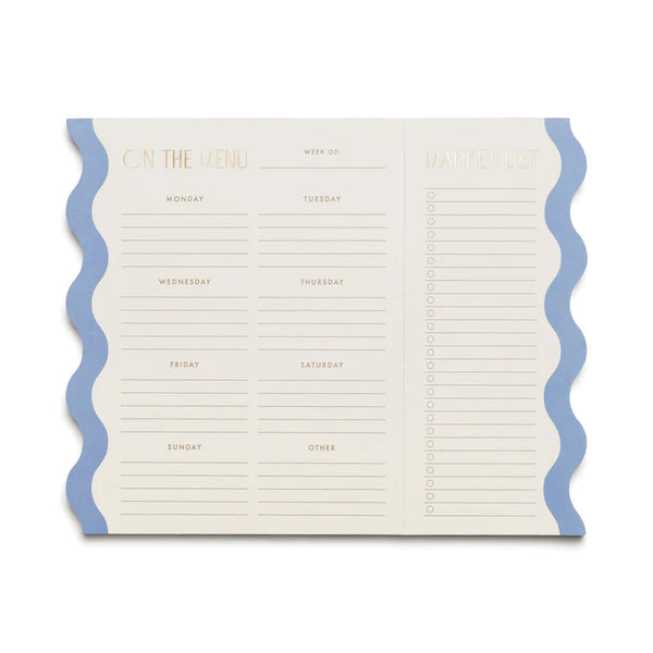 Meal Planner Notepad with Magnets | Cloud & Cream