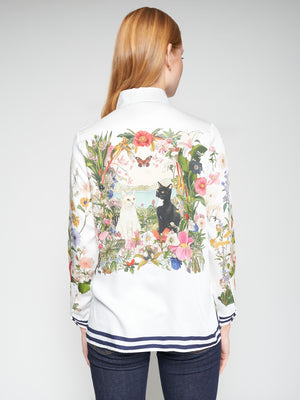Camicia in Viscosa con Fiori