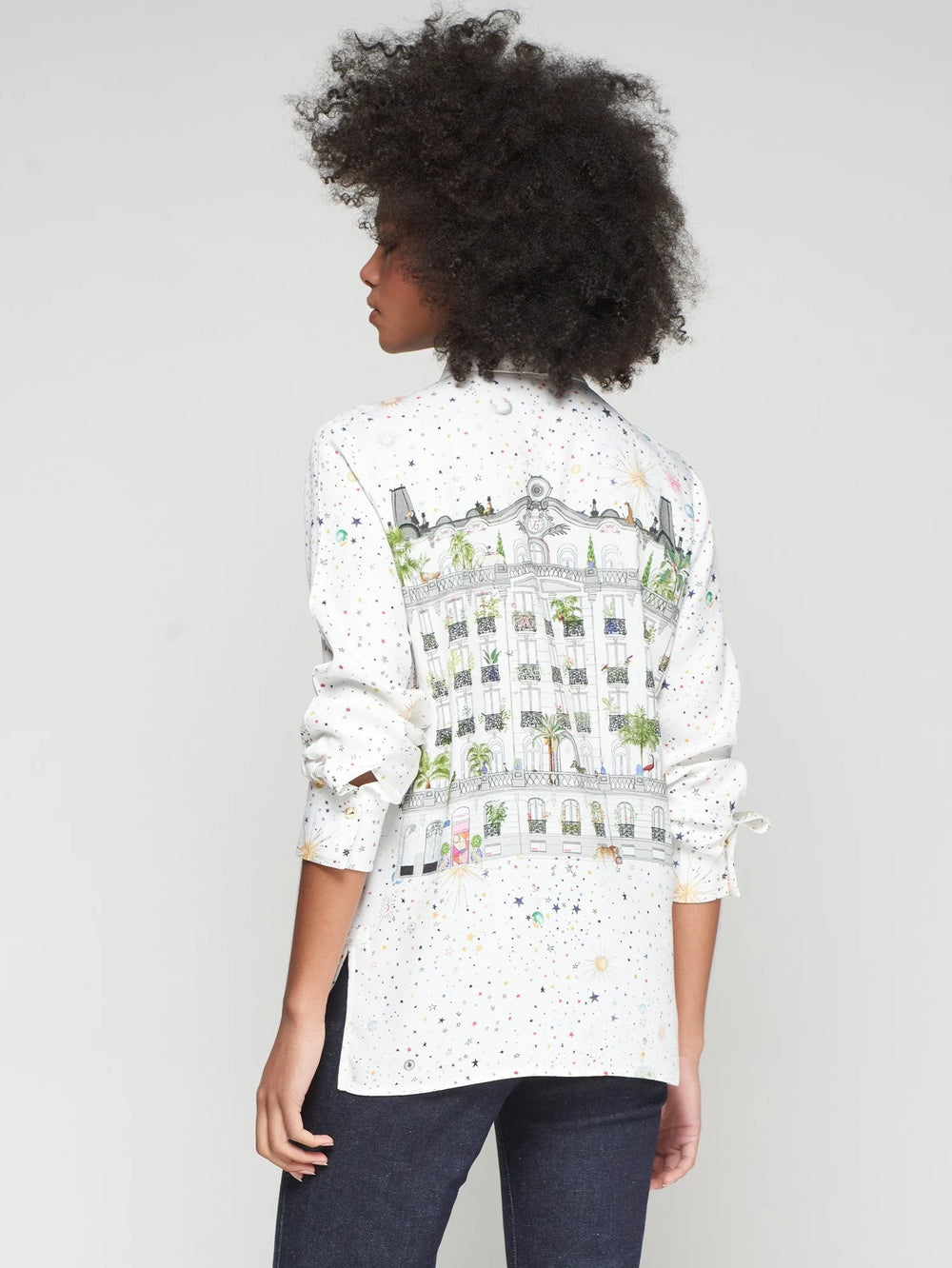Camicia in Viscosa con Palazzo