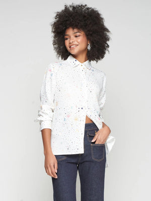 Camicia in Viscosa con Palazzo