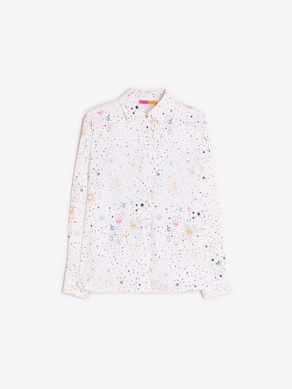 Camicia in Viscosa con Palazzo