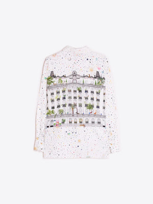 Camicia in Viscosa con Palazzo